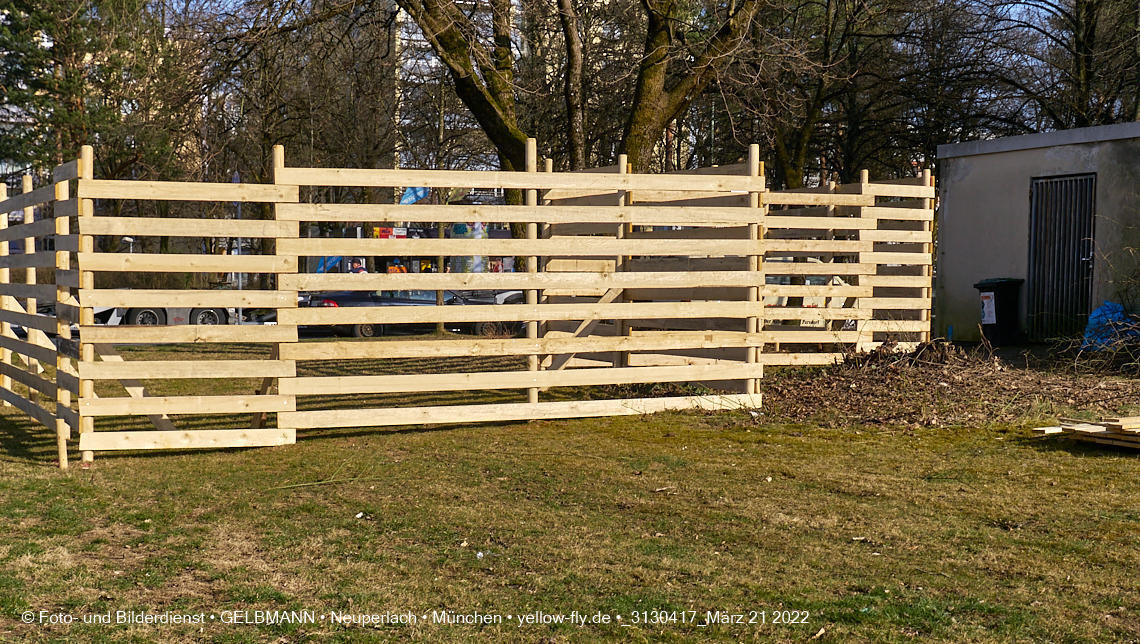 21.03.2022 - Baustelle am Haus für Kinder in Neuperlach